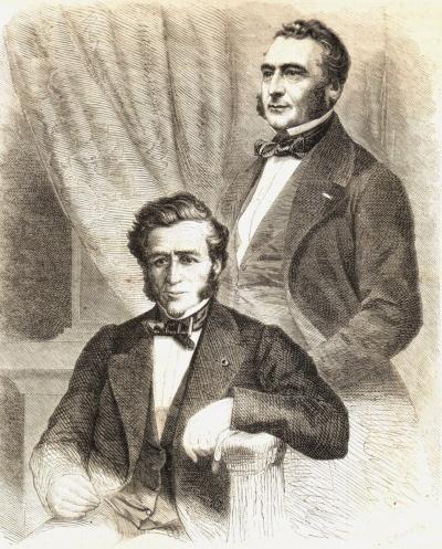 Les frères Émile et Isaac Péreire