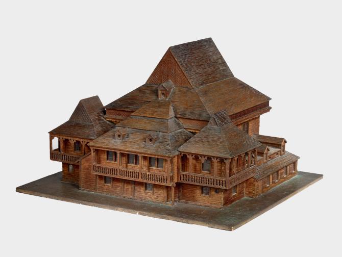 Maquette de la synagogue de Zabłudów