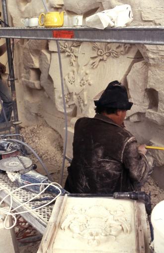 Restauration de la façace de l'hôtel Saint-Aignan